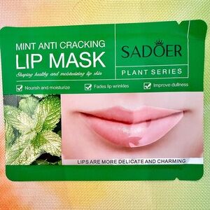 💚 Sadoer 🍃 Mint Anti-Cracking Lip Mask (Nourish, brighten, fade lines!)